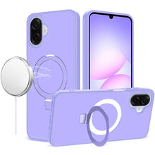 Light Purple Frosted Frame Kickstand For Samsung A07 5G