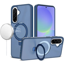 Blue Frosted Frame Kickstand For Samsung Galaxy A37