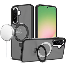 Black Frosted Frame Kickstand For Samsung Galaxy A57