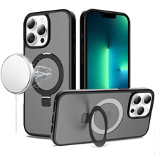 Black Frosted Kickstand with Magnetic Compatibility For iPhone 13 Pro
