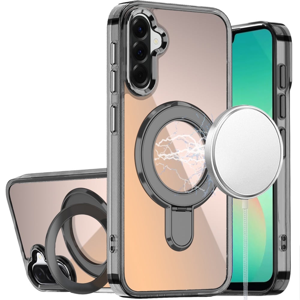 Black Chrome Magnetic Kickstand For Samsung Galaxy A27