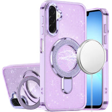 Light Purple Magnetic Glitter Kickstand For Samsung A17 5G