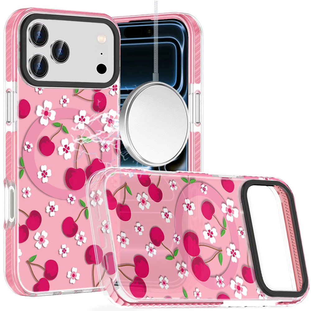 Cherry Magnetic Design For iPhone 17 Pro Max