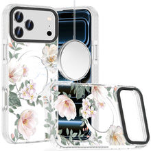 White Floral Magnetic Design For iPhone 17 Pro Max
