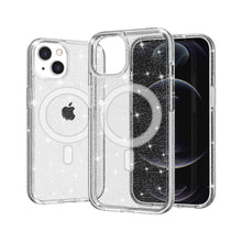 Clear Magnetic Glitter TPU Bumper for iPhone 16e
