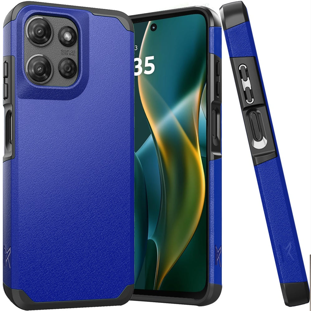 Blue Heavy Duty Hybrid For Moto G Stylus 5G 2025 (Original Series)