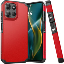 Red Heavy Duty Hybrid For Moto G Stylus 5G 2025 (Original Series)