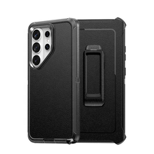 Black Galaxy S26 Heavy Duty Case with BELT CLIP INCLUDED
