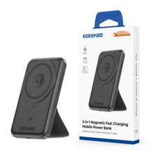ESEEKGO P-06B 5000mAh 3 in 1 (Phone, iWatch,Airpods) Magnetic Power Bank
