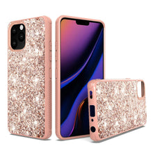 Rose Gold iPhone 11 PRO Sparkle Glitter Bling Fused Hybrid