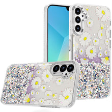 White Flowers Epoxy Design Case for Samsung A16 5G - 7