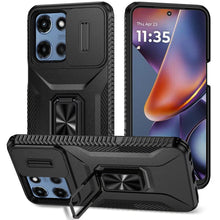 Black Camera Cover and Ring Case For Moto G 5G 2025/2026 - G Play 2026