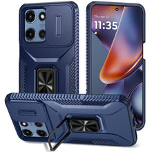 Blue Camera Cover and Ring Case For Moto G 5G 2025/2026 - G Play 2026