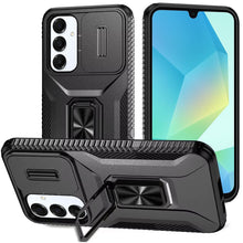 Black Camera Cover and Ring Case For Samsung A16 5G