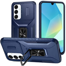 Blue Camera Cover and Ring Case For Samsung A16 5G