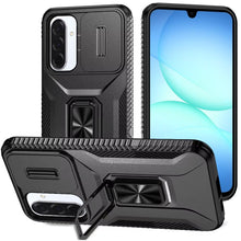 Black Camera Cover and Ring Case For Samsung A17 5G