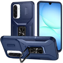 Blue Camera Cover and Ring Case For Samsung A17 5G