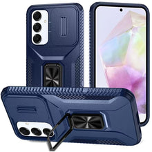 Blue Camera Cover and Ring Case For Samsung Galaxy A36 / A56