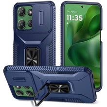 Blue Camera Cover and Ring Case For Moto G Power 2026/2025