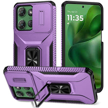 Dark Purple Camera Cover and Ring Case For Moto G Power 2026/2025