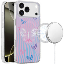 Purple Butterfly Magnetic Design For iPhone 17 Pro Max - D