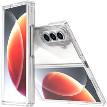 For Samsung Z Fold 7 Transparent Hybrid Shockproof Case Cover - Clear