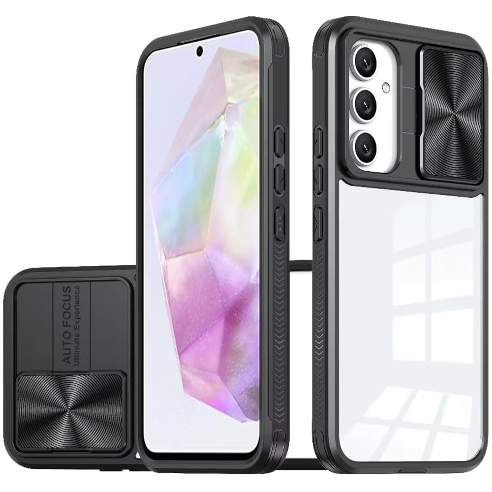 Black and Clear Fusion Case For Samsung Galaxy A36 / A56