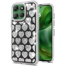 Black Hearts Stones Hybrid for Motorola Moto G Power 5G 2025 - H