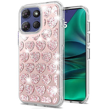 Pink Hearts Stone Hybrid for Moto G Stylus 5G 2025 - E