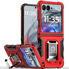 For Motorola Razr 2025 2024 OPTIMUM Magnetic Ring Stand Hybrid - Red