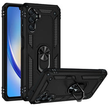 Black Ring Kickstand Case For Samsung A15 5G