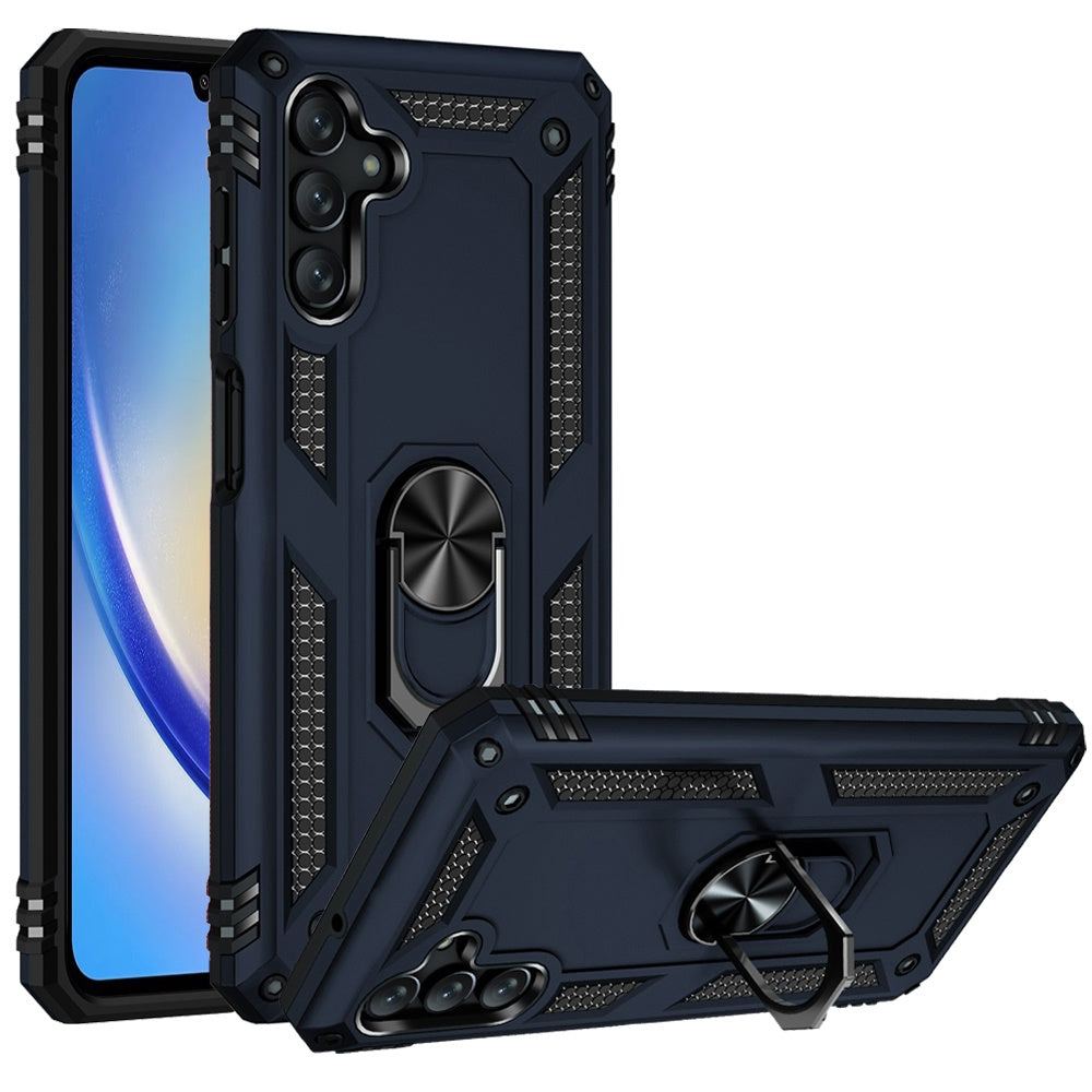 Blue Ring Kcikstand For Samsung A35 5g