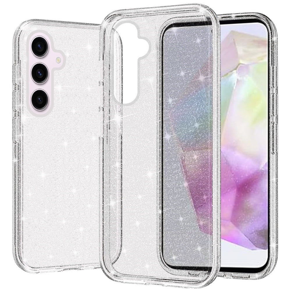 Clear Glitter TPU Bumper For Samsung Galaxy A36 / A56