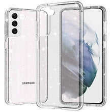 Clear Glitter TPU Bumper For Samsung Galaxy S21 Plus
