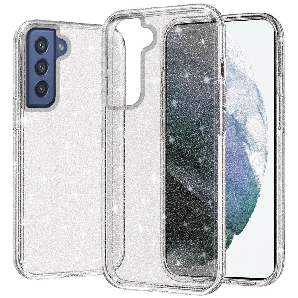 Clear Glitter TPU Bumper For Samsung Galaxy S22 Ultra