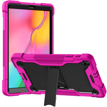For Samsung A9 Plus 11 inch Tough Tablet Strong Kickstand Hybrid Case Cover - Hot Pink