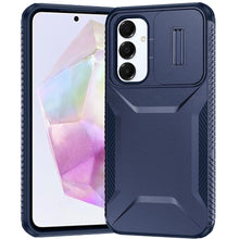 Dark Blue Hybrid Case with Camera Window For Samsung Galaxy A36 / A56