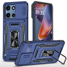 Navy Blue Hybrid with Ring For Moto G 5G 2025/2026 - G Play 2026