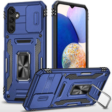 Navy Blue Hybrid with Ring For Samsung A14 5G
