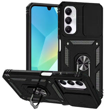 Black Hybrid with Kickstand Camera Cover For Samsung A16 5G