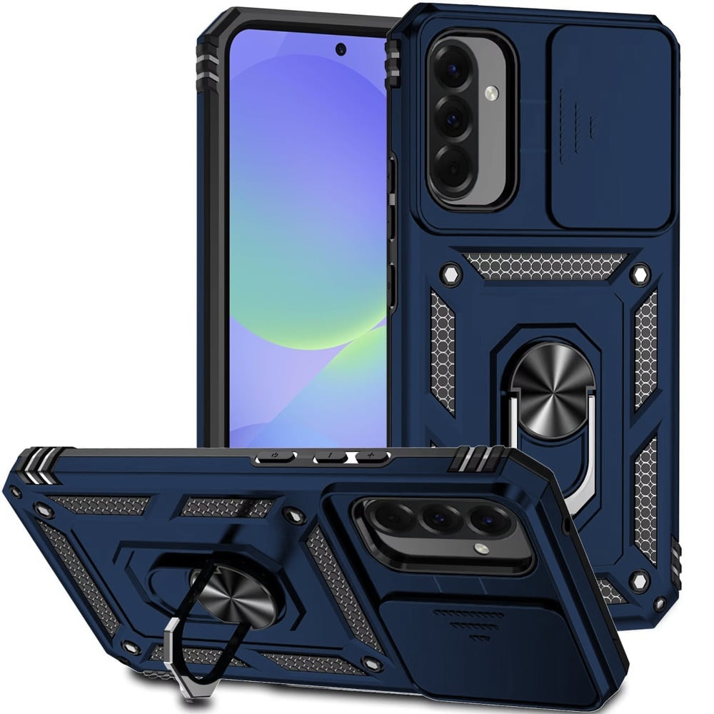 Blue Hybrid with Kickstand Camera For Samsung Galaxy A37 / A36