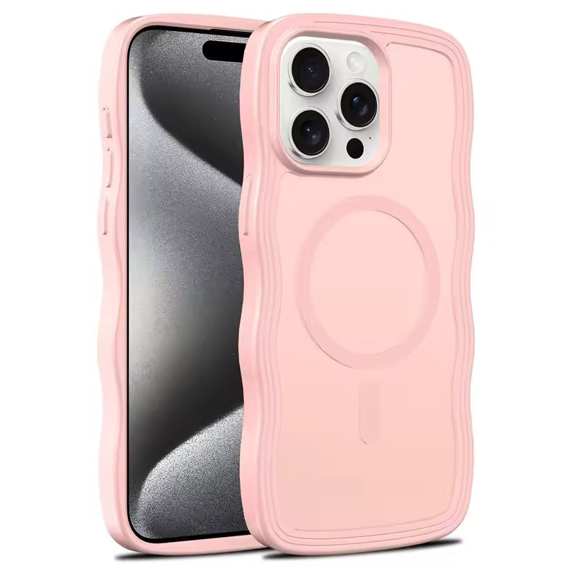 Pink Smoked Wave Case for iPhone 17 6.1