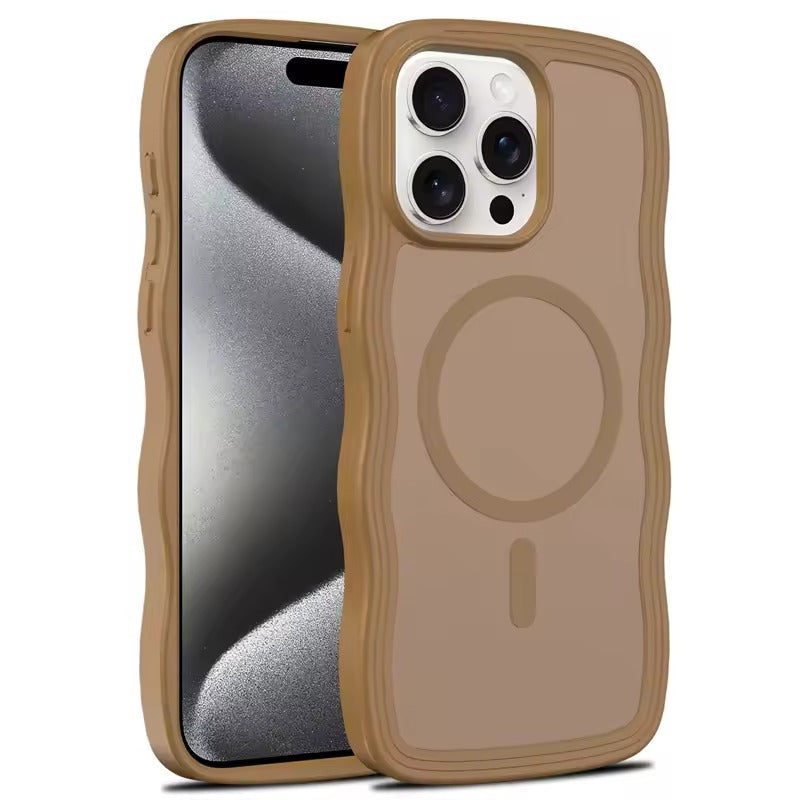 Brown Smoked Wave Case for iPhone 17 Air