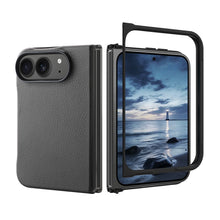 Black Magnetic Leather Case Case for iPhone Duo
