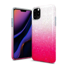 Hot pink iPhone 11 PRO Two Tone Glitter Hybrid