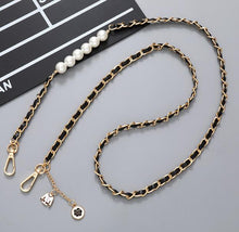 Black Deluxe Lanyard with Beads and Charm