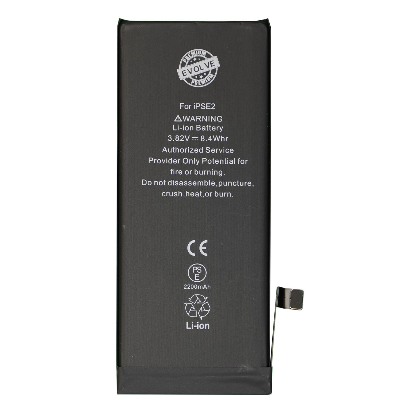 Extended Capacity TI Board Battery for Apple iPhone SE (2020) [Evolve]