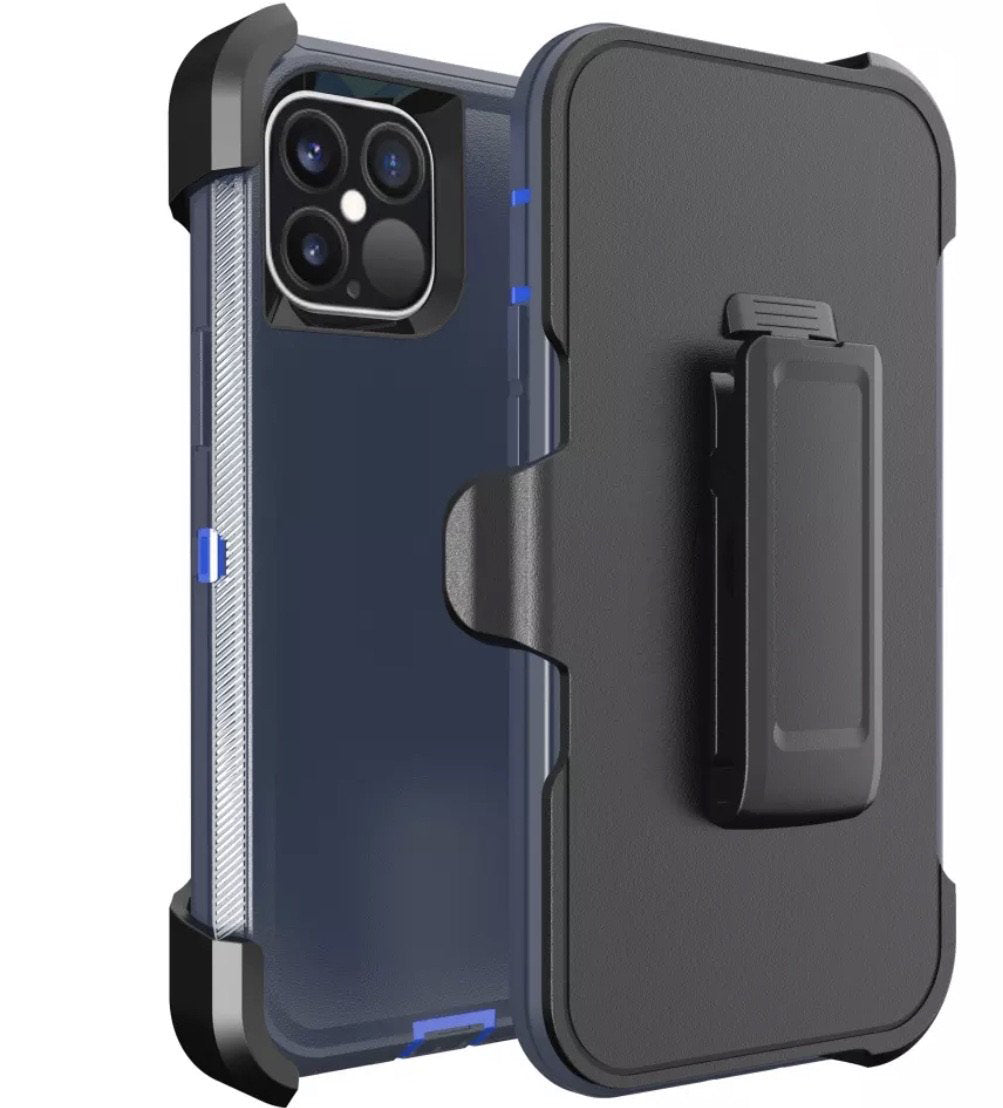 iPhone 13 Pro Heavy Duty Case Navy Blue