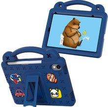 Navy Blue iSpongy Case with Pins for iPad A16 2025 / iPad Air 11" M3 2025 / M2 2024 / 10th Gen 2022 / Air 5 / Air 4 / iPad Pro 11" (2022-2018)