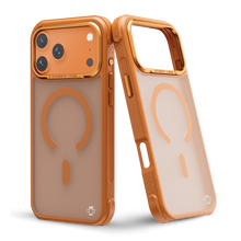 Orange Smoked Bumper with Magnetic Compatibility for iPhone 17 Pro with package